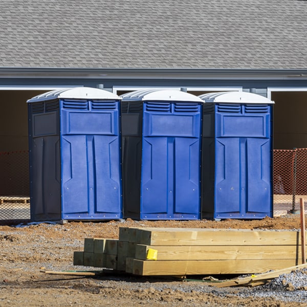 how do you dispose of waste after the portable restrooms have been emptied in Yah-ta-hey